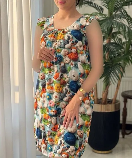 پیراهن سه بعدی زنانه آیناز