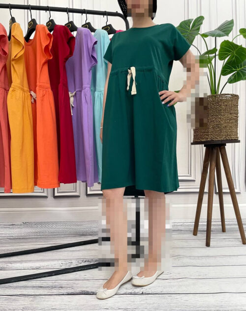 پیراهن نخ و پنبه زنانه پریماه