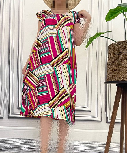 پیراهن زنانه نخی سپیده