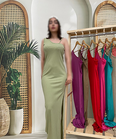 پیراهن زنانه رومی کبریتی