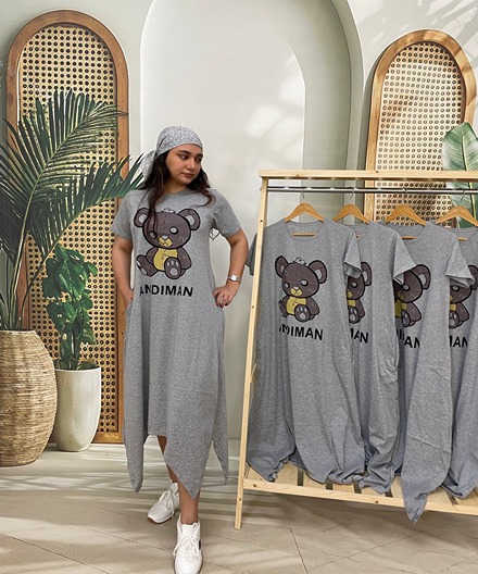 پیراهن زنانه لانگ تدی