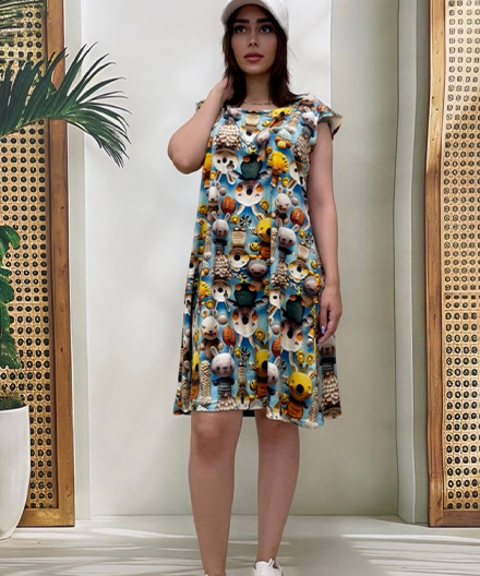 پیراهن مخمل زنانه فرشته