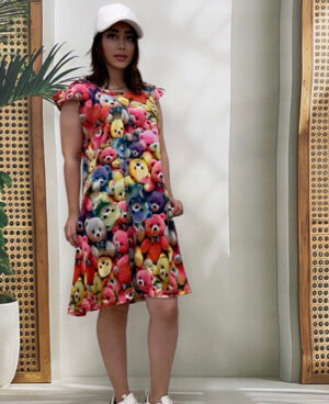 پیراهن مخمل زنانه فرشته