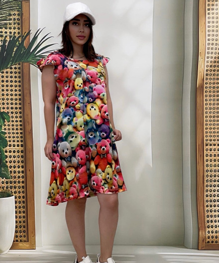 پیراهن مخمل زنانه فرشته