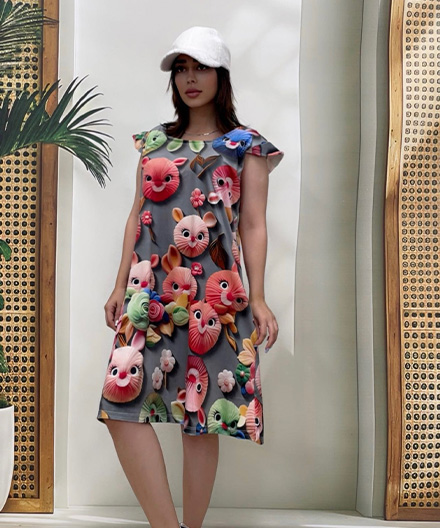 پیراهن مخمل زنانه فرشته