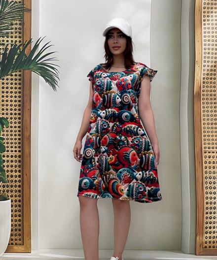 پیراهن مخمل زنانه فرشته