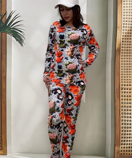 ست زنانه مخمل سه بعدی
