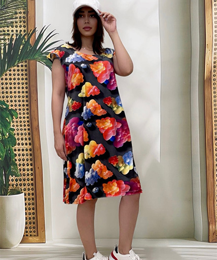 پیراهن مخمل زنانه فرشته