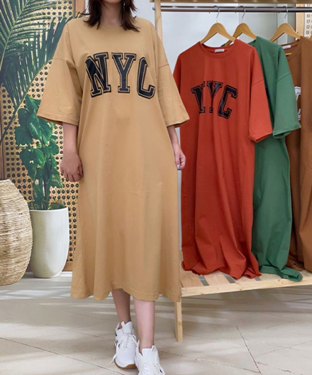پیراهن لانگ زنانه ی nyc