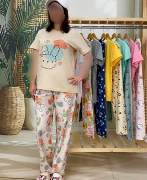 ست تیشرت شلوار زنانه عروسکی