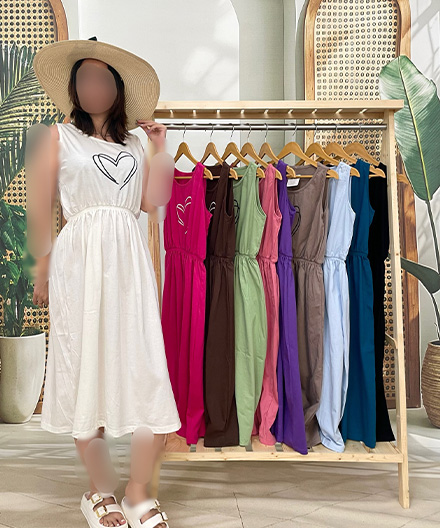 پیراهن زنانه قلبی