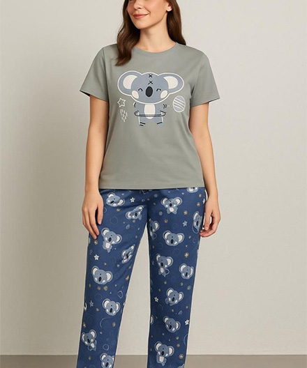 ست تیشرت شلوار زنانه عروسکی