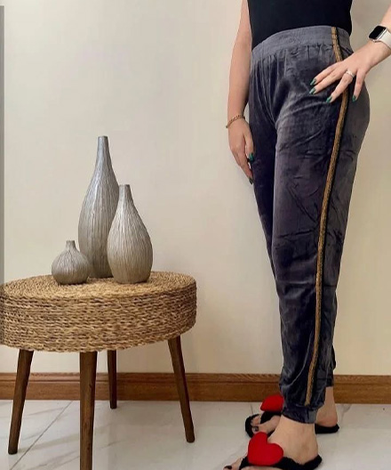 شلوار اسلش مخمل