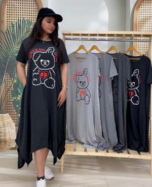 پیراهن لانگ عروسک پشمالو