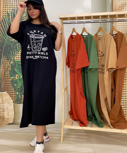 پیراهن لانگ زنانه آیس تی