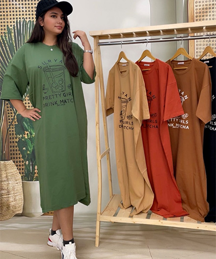 پیراهن لانگ زنانه آیس تی