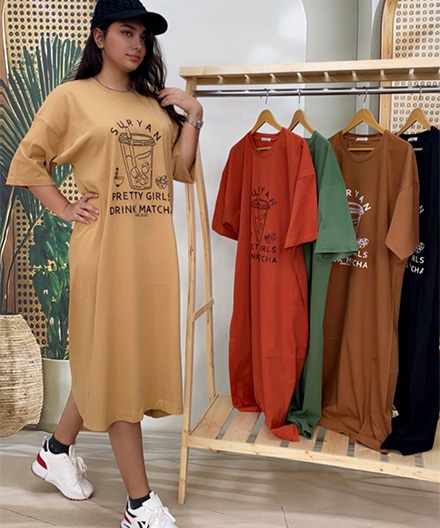 پیراهن لانگ زنانه آیس تی