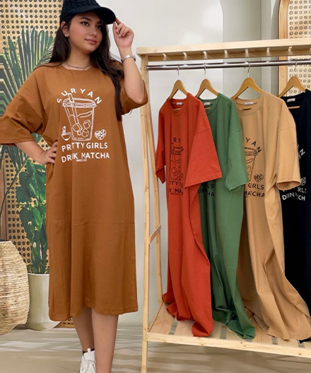 پیراهن لانگ زنانه آیس تی