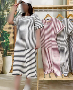 پیراهن لانگ راه راه