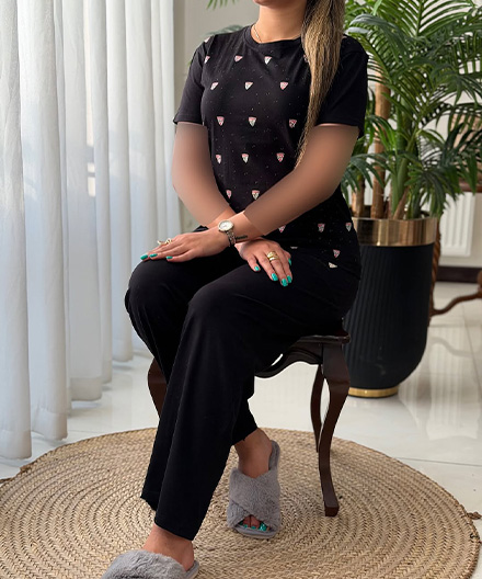 ست تیشرت شلوار پیتزا