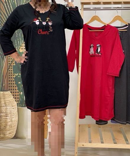 پیراهن اسپرت کریسمسی