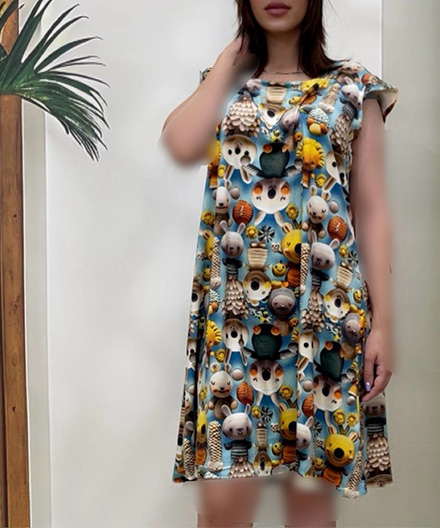 پیراهن مخمل زنانه فرشته