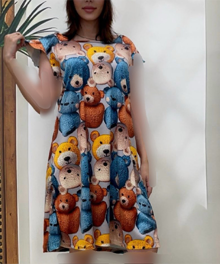 پیراهن مخمل زنانه فرشته