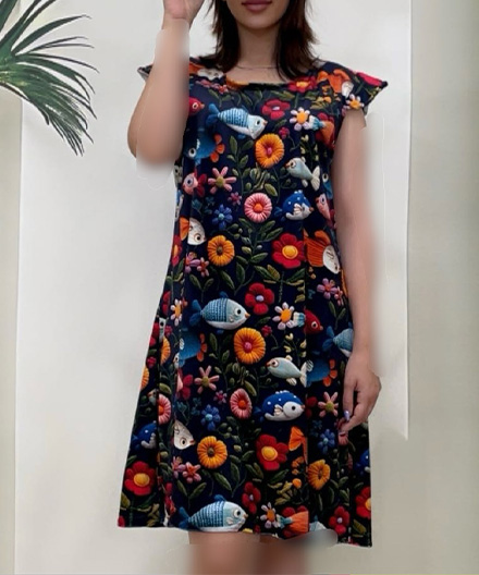 پیراهن مخمل زنانه فرشته