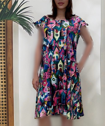 پیراهن مخمل زنانه فرشته