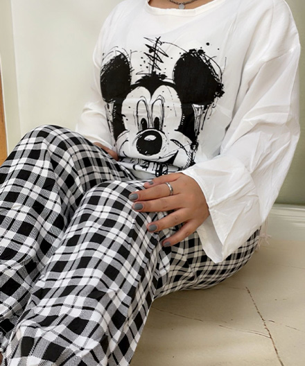 ست بلوز شلوتر زنانه فانتزی