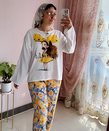 ست بلوز شلوتر زنانه فانتزی