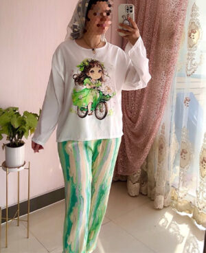 ست بلوز شلوتر زنانه فانتزی