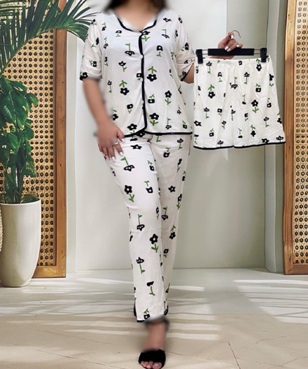 ست جلو دکمه سه تیکه