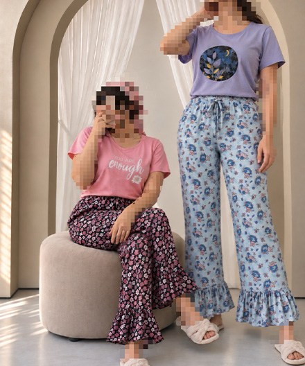 ست تیشرت شلوار چیندار غزال